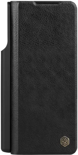 Nillkin Qin Pro Samsung Galaxy Z Fold 4 Hoesje met Camera Slider Zwart afbeelding 10
