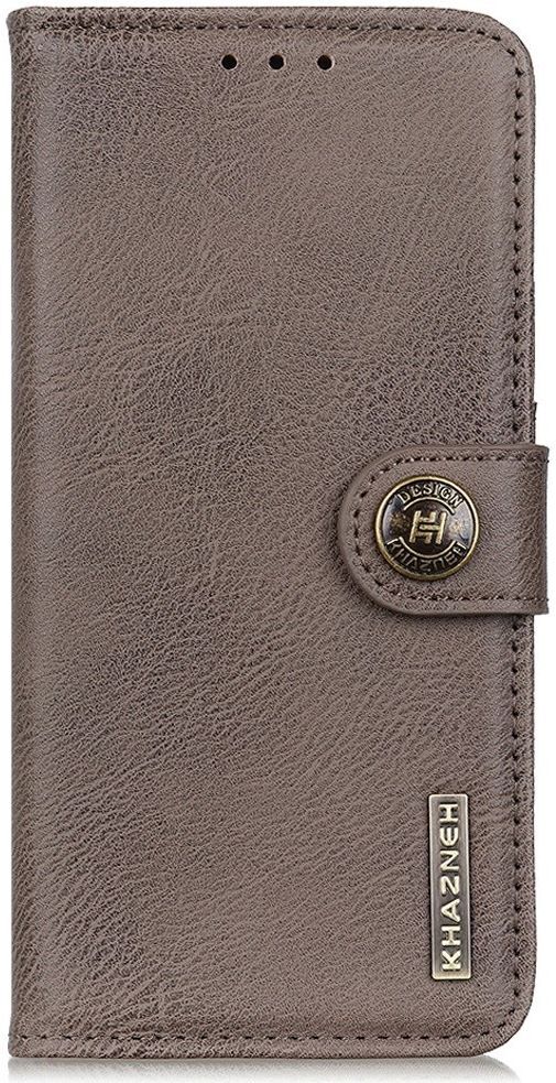 KHAZNEH Apple iPhone 14 Pro Max Hoesje Portemonnee Book Case Khaki afbeelding 7
