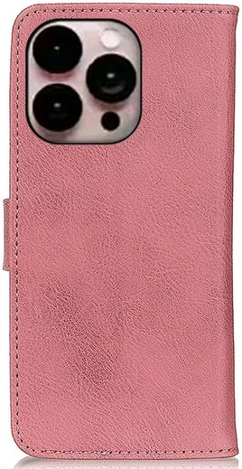 KHAZNEH Apple iPhone 14 Pro Max Hoesje Portemonnee Book Case Roze afbeelding 8