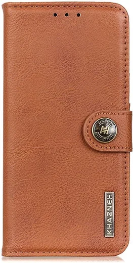 KHAZNEH Apple iPhone 14 Pro Max Hoesje Portemonnee Book Case Bruin afbeelding 7