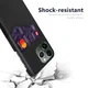 Apple iPhone 14 Pro Hoesje met Kaarthouder Back Cover Zwart afbeelding 3