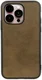 Apple iPhone 14 Pro Max Hoesje met Kunstleer Coating Groen afbeelding 1
