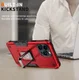 Apple iPhone 14 Pro Max Hoesje Hybride Kickstand Back Cover Zwart afbeelding 5