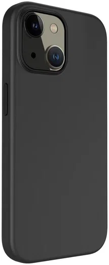 Apple iPhone 14 Hoesje Siliconen Back Cover Schokbestendig Zwart afbeelding 2