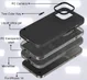 Apple iPhone 14 Hoesje Siliconen Back Cover Schokbestendig Zwart afbeelding 4