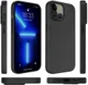 Apple iPhone 14 Hoesje Siliconen Back Cover Schokbestendig Zwart afbeelding 8