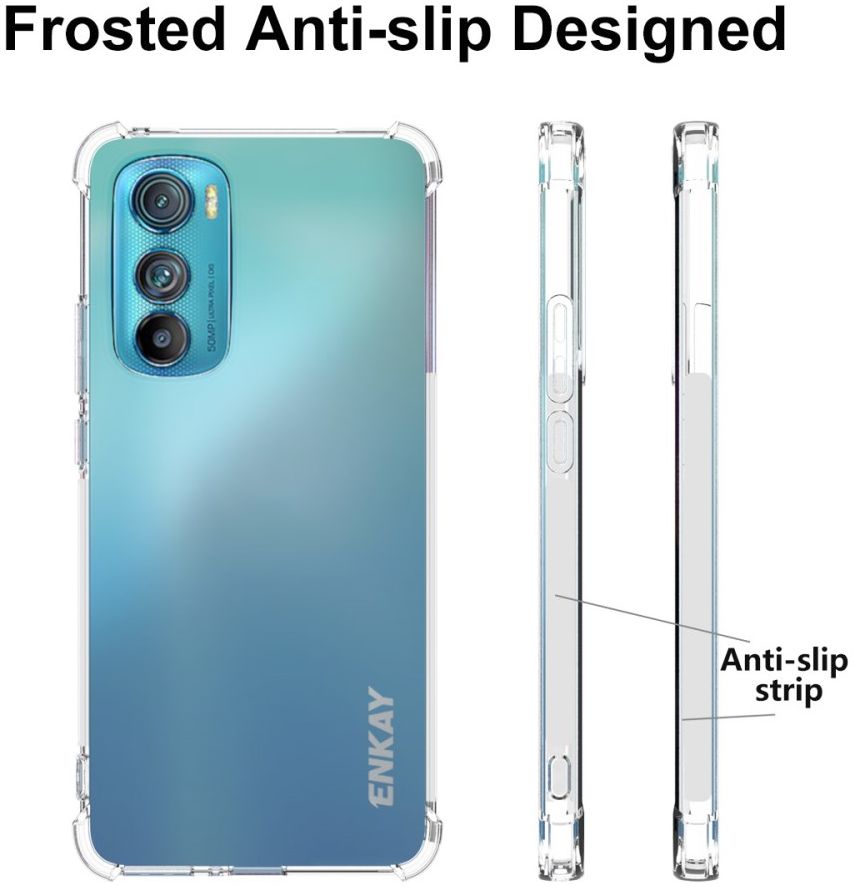 ENKAY Motorola Edge 30 Hoesje Schokbestendig TPU Transparant afbeelding 4