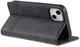AZNS Apple iPhone 14 Hoesje Wallet Book Case Kunstleer Zwart afbeelding 4