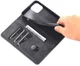AZNS Apple iPhone 14 Hoesje Wallet Book Case Kunstleer Zwart afbeelding 5