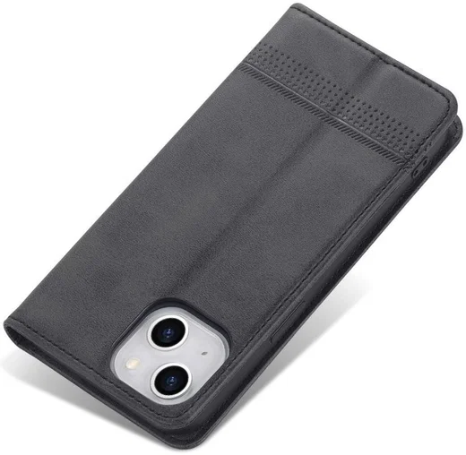 AZNS Apple iPhone 14 Hoesje Wallet Book Case Kunstleer Zwart afbeelding 7