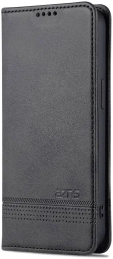AZNS Apple iPhone 14 Hoesje Wallet Book Case Kunstleer Zwart afbeelding 8