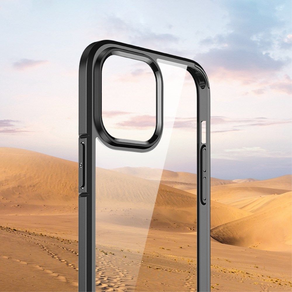 Apple iPhone 14 Pro Hoesje Hybride Back Cover Transparant afbeelding 2