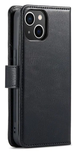 DG Ming Apple iPhone 14 Hoesje 2-in-1 Book Case en Back Cover Zwart afbeelding 10