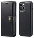 DG Ming Apple iPhone 14 Hoesje 2-in-1 Book Case en Back Cover Zwart afbeelding 2