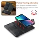 DG Ming Apple iPhone 14 Hoesje 2-in-1 Book Case en Back Cover Zwart afbeelding 4