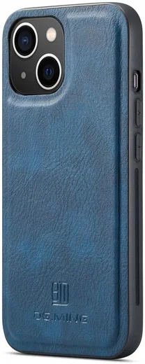 DG Ming Apple iPhone 14 Hoesje 2-in-1 Book Case en Back Cover Blauw afbeelding 10