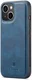 DG Ming Apple iPhone 14 Hoesje 2-in-1 Book Case en Back Cover Blauw afbeelding 10