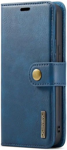 DG Ming Apple iPhone 14 Hoesje 2-in-1 Book Case en Back Cover Blauw afbeelding 11