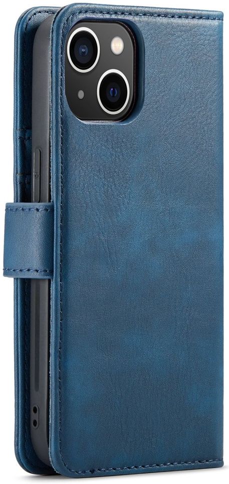 DG Ming Apple iPhone 14 Hoesje 2-in-1 Book Case en Back Cover Blauw afbeelding 9