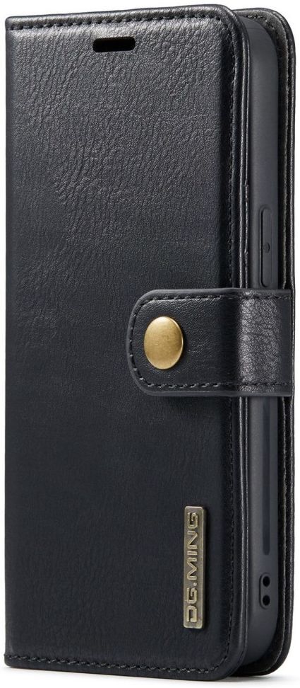 DG Ming iPhone 14 Pro Hoesje 2-in-1 Book Case en Back Cover Zwart afbeelding 11