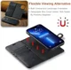 DG Ming iPhone 14 Pro Hoesje 2-in-1 Book Case en Back Cover Zwart afbeelding 4