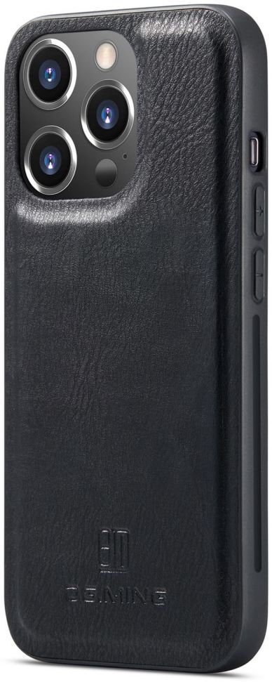 DG Ming iPhone 14 Pro Hoesje 2-in-1 Book Case en Back Cover Zwart afbeelding 9
