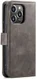 DG Ming iPhone 14 Pro Hoesje 2-in-1 Book Case en Back Cover Grijs afbeelding 9