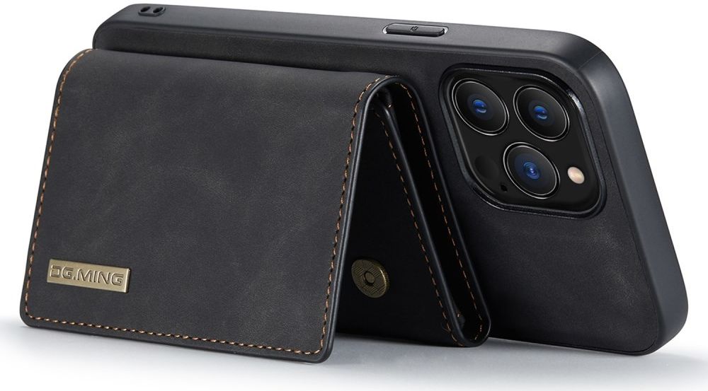 DG Ming Apple iPhone 14 Pro Hoesje met Magnetische Kaarthouder Zwart afbeelding 11