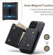 DG Ming Apple iPhone 14 Pro Hoesje met Magnetische Kaarthouder Zwart afbeelding 4