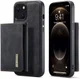 DG Ming Apple iPhone 14 Hoesje met Magnetische Kaarthouder Zwart