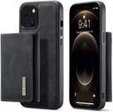 DG Ming Apple iPhone 14 Hoesje met Magnetische Kaarthouder Zwart