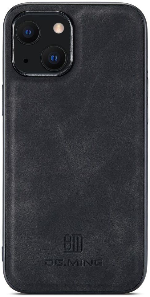 DG Ming Apple iPhone 14 Hoesje met Magnetische Kaarthouder Zwart afbeelding 9