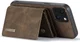 DG Ming Apple iPhone 14 Hoesje met Magnetische Kaarthouder Coffee afbeelding 11