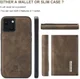 DG Ming Apple iPhone 14 Hoesje met Magnetische Kaarthouder Coffee afbeelding 8