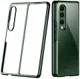 Samsung Galaxy Z Fold 4 Hoesje Armor Back Cover Transparant Groen afbeelding 1