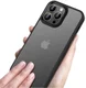 Apple iPhone 14 Hoesje Hybride Back Cover Transparant Blauw afbeelding 2