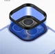 Apple iPhone 14 Hoesje Hybride Back Cover Transparant Blauw afbeelding 4