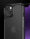 Apple iPhone 14 Hoesje Carbon Back Cover Schokbestendig Blauw afbeelding 4