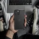 Apple iPhone 14 Hoesje Carbon Back Cover Schokbestendig Blauw afbeelding 5