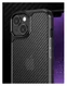 Apple iPhone 14 Hoesje Carbon Back Cover Schokbestendig Zwart afbeelding 4