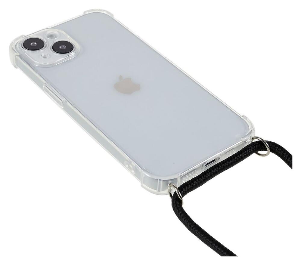 Apple iPhone 14 Plus Hoesje met Koord Schokbestendig TPU Transparant afbeelding 8