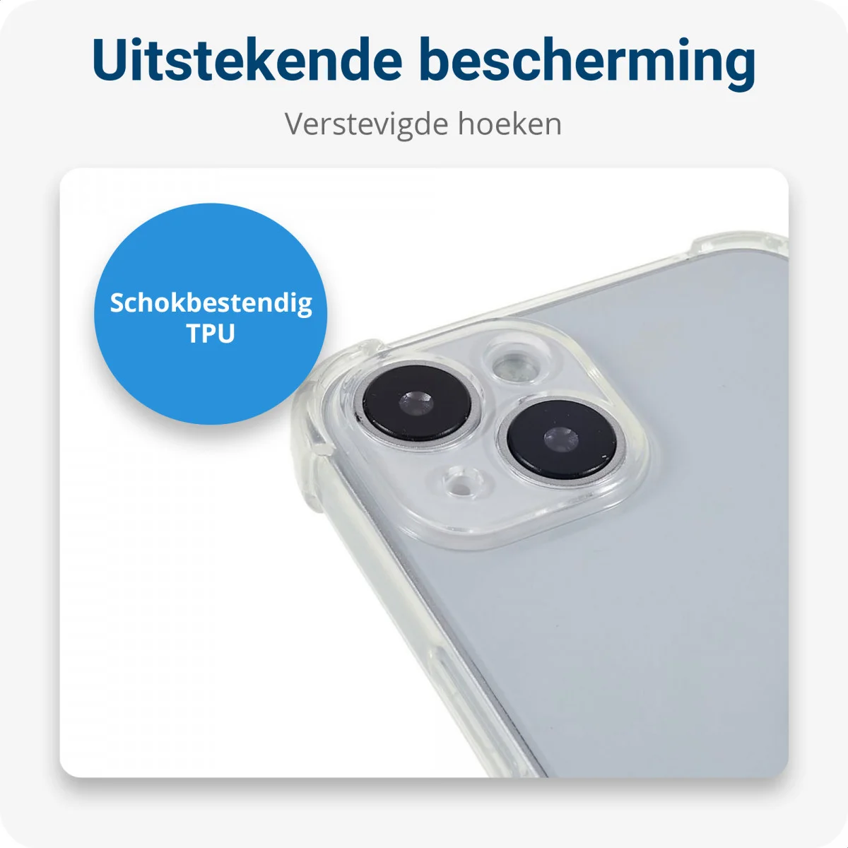 Apple iPhone 14 Plus Hoesje met Koord Schokbestendig TPU Transparant afbeelding 3