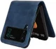 Samsung Galaxy Z Flip 4 Hoesje Portemonnee Book Case Kunstleer Blauw afbeelding 5