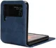Samsung Galaxy Z Flip 4 Hoesje Portemonnee Book Case Kunstleer Blauw afbeelding 2