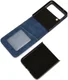 Samsung Galaxy Z Flip 4 Hoesje Portemonnee Book Case Kunstleer Blauw afbeelding 7