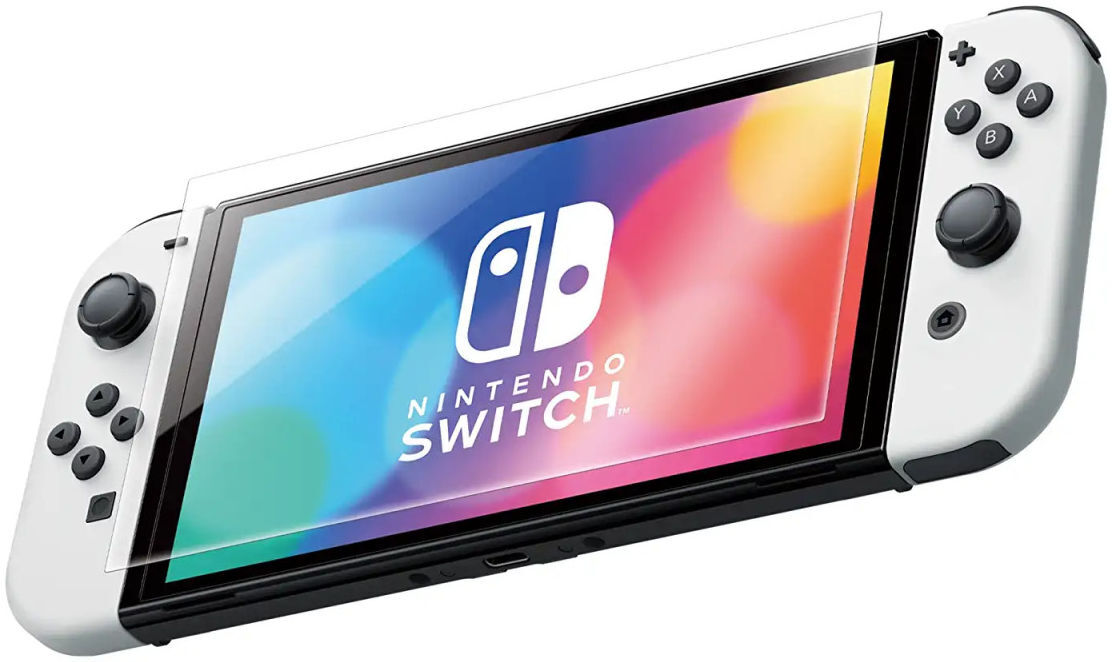 Nintendo Switch OLED Screen Protector PET Display Folie Ultra Clear afbeelding 3