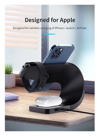 Draadloze Oplader 15W voor Smartphone/AirPods/Watch met MagSafe Wit afbeelding 9