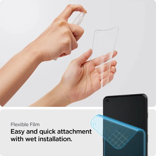 Spigen NeoFlex OnePlus 11 / 10 Pro Screen Protector Folie (2-Pack) afbeelding 7