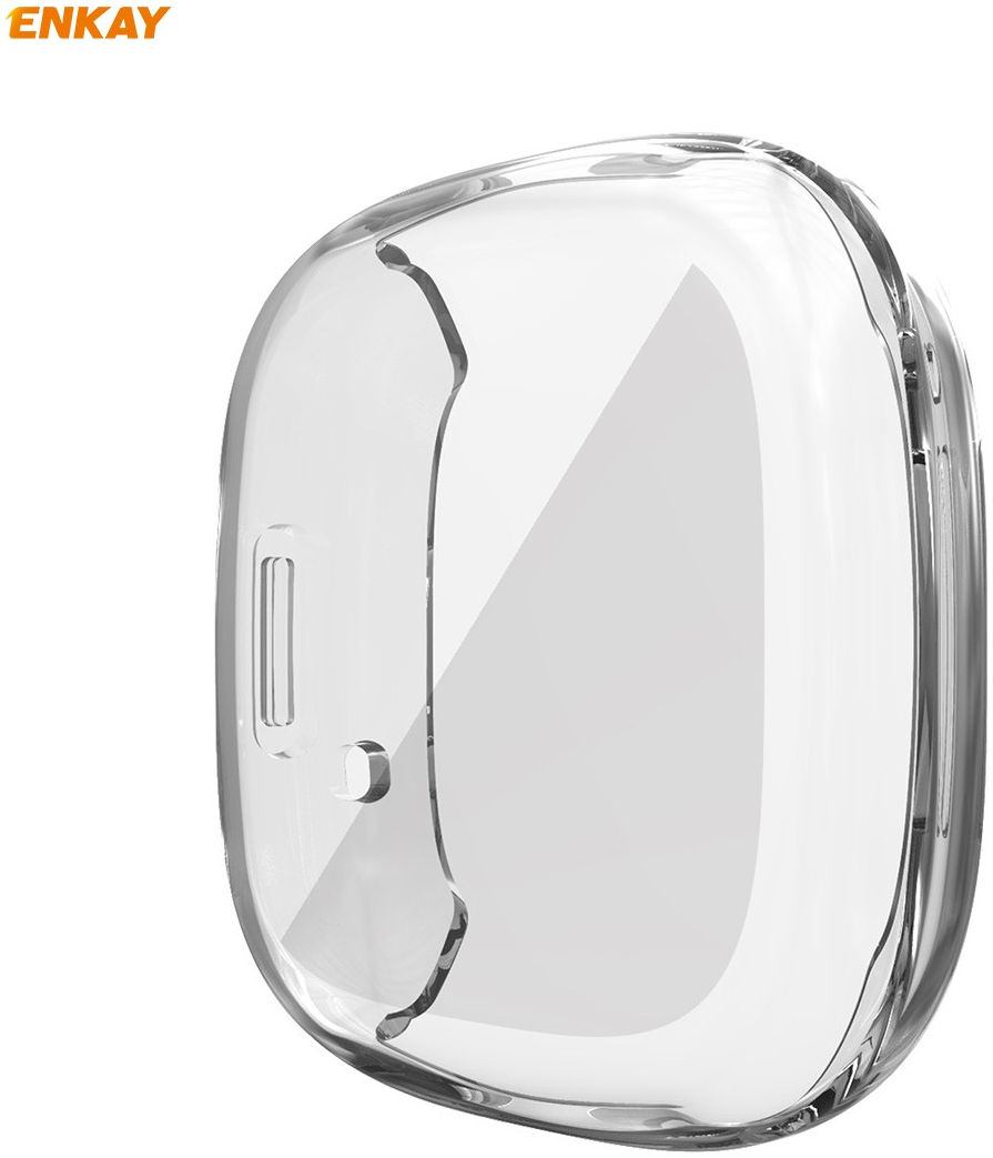 Fitbit Versa 3 / Sense Hoesje - Full Protect Flexibel TPU - Transparant afbeelding 5