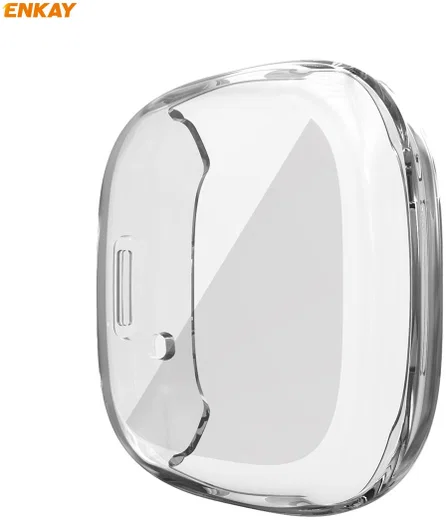 Fitbit Versa 3 / Sense Hoesje - Full Protect Flexibel TPU - Transparant afbeelding 5